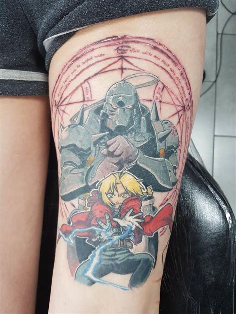 Fullmetal Alchemist Tattoo Done By Filipe Serra At Rising Tide Poole