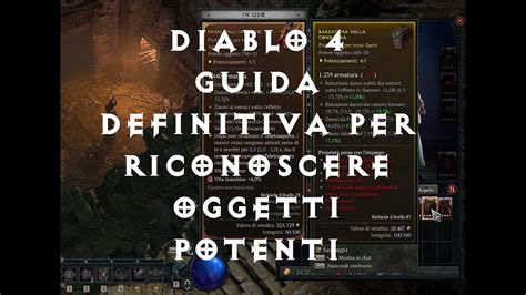 Diablo Guida Definitiva Per Riconoscere Il Potere Di Un Oggetto Youtube