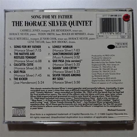 Yahoo The Horace Silver Quintet Song For My Father