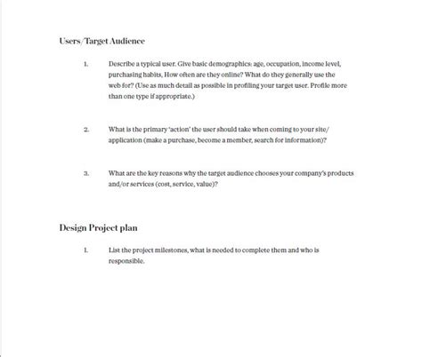 An Outline For A Project Plan Is Shown In The Above Text And Below It