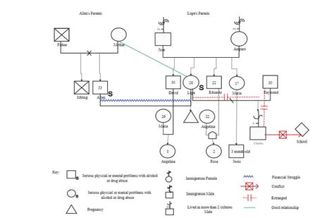 Free Editable Genogram Examples Templates Edraw 5170 The Best Porn