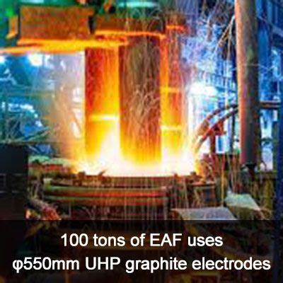 Uhp Graphite Electrodes For Eaf Electric Arc Furnace Buy Uhp