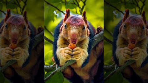 Amazing Giant Multicolored Squirrels Caught On Camera Become Internet