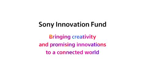 Sony Innovation Fund