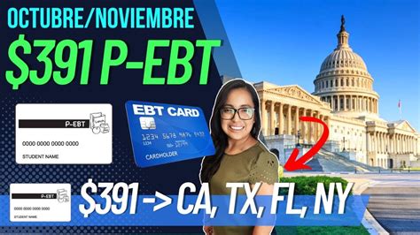 NUEVO 391 P EBT DE VERANO PARA CALIFORNIA TEXAS FLORIDA Y NUEVA YORK