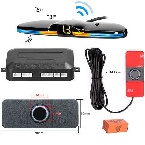 Parkingsensors Kit De Sensores De Estacionamiento Para Coches Sistema