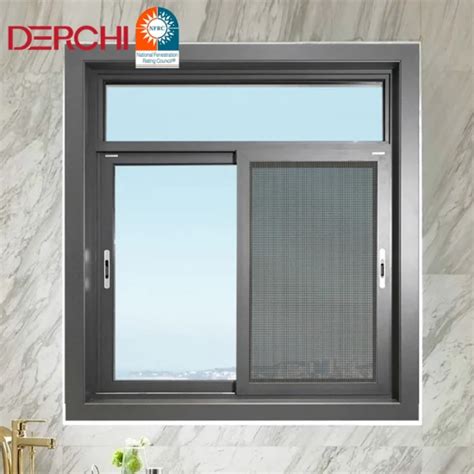 Energy Saving Double Glazed Slide Window Casement Hurricane Impact