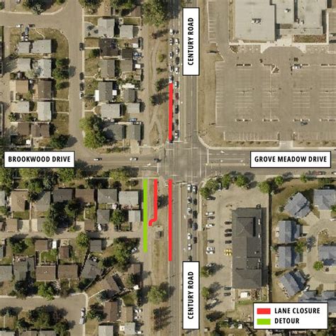 Temporary Lane Reduction On Century Road Southbound Starting March 18