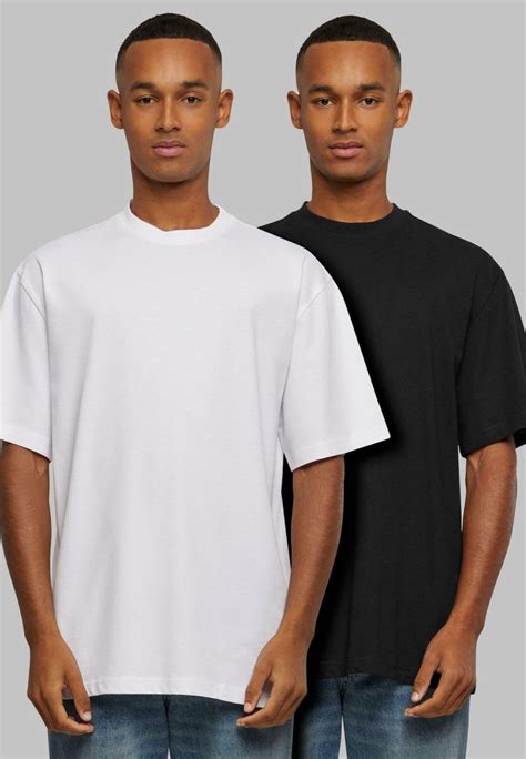 Urban Classics Tee 2 Pack T Shirt Basic White Blackwit Zalandonl