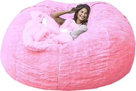 Wangxldd Giant Bean Bag Chair Cover 567ft Soft Comfortable Oversized Bean Bag