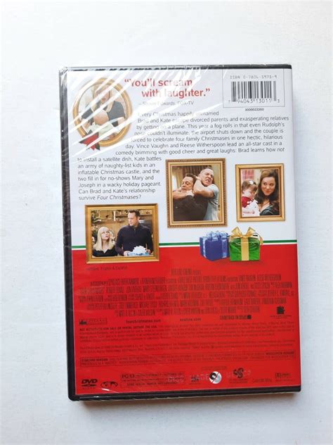 Four Christmases Dvd Vince Vaughn Reese Witherspoon New Sealed