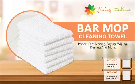 Bar Towels Bar Mop Cleaning Kitchen Towels 12 Pack 16