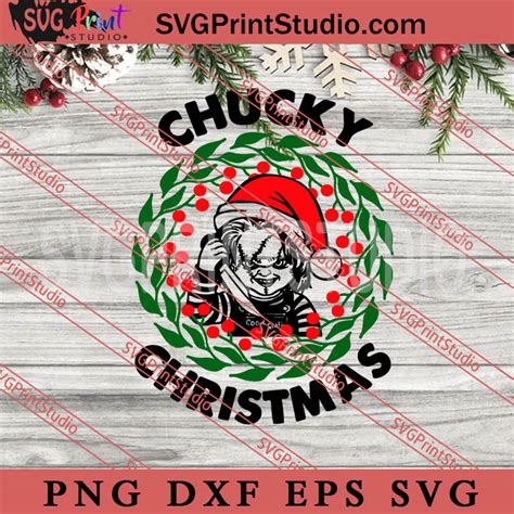 Christmas Chucky Horror Killer Svg Merry Christmas Svg Xmas Svg