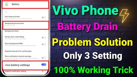 Vivo Battery Drain Problem Vivo Battery Problem Vivo Battery Drain