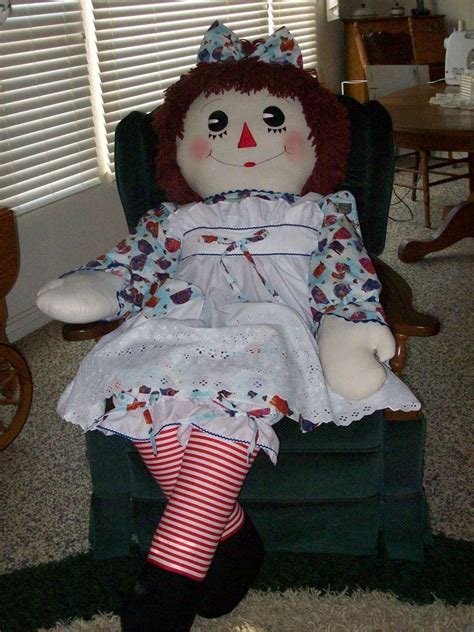 Life Size Raggedy Ann By Notsoraggedyacre In 2022 Doll Making Cloth