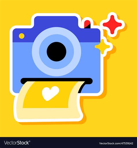 Polaroid camera Royalty Free Vector Image - VectorStock