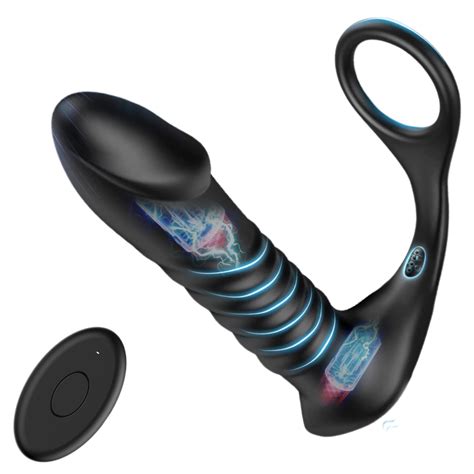 Amazon Prostate Massager Anal Vibrator Remote Control Thrusting Anal Sex Toy Vibrator 3