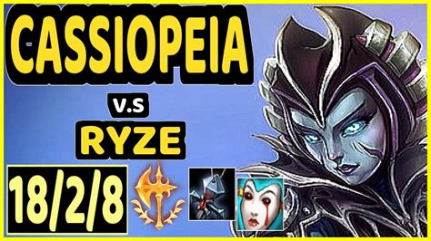 Nisqy Cassiopeia Vs Ryze Kda Mid Challenger Gameplay Euw