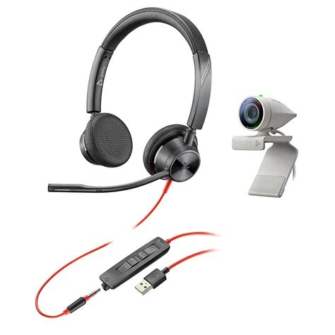 Poly Studio P5 Kit With Voyager 4220 Uc Bluetooth Headset 323tv