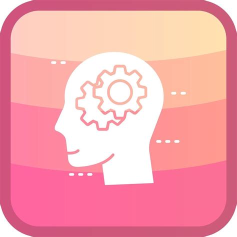 Thinking Glyph Squre Colored Icon 37431469 Vector Art at Vecteezy
