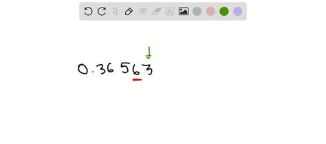 Solved Complete The Chart By Rounding Each Decimal To The Indicated