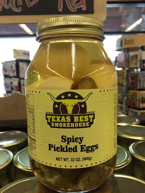 Spicy Pickled Eggs 32oz – TexasBestShop