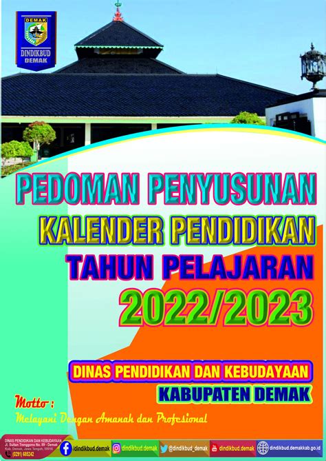 Kaldik Tahun Pelajaran Kab Demak Dinas Pendidikan Dan