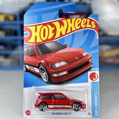 Hot Wheels Honda Civic Ef Hw J Imports Japan Card Lazada