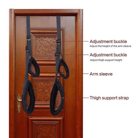 Hanging Door Sex Restraints Sm Games Black Nylon Ankle Cuffs