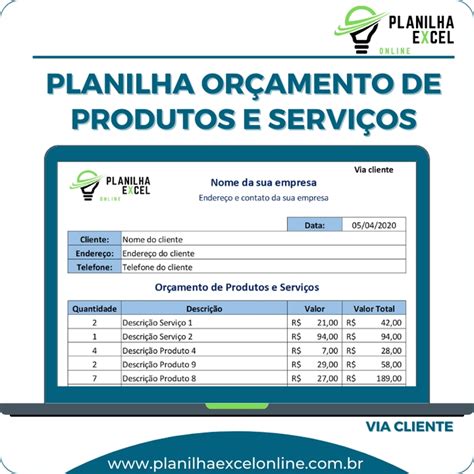 Planilha de Orçamento Automático no Excel Como fazer do Zero