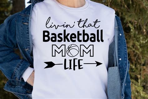 Living That Basketball Mom Life SVG Graphic By Designdecon Creative