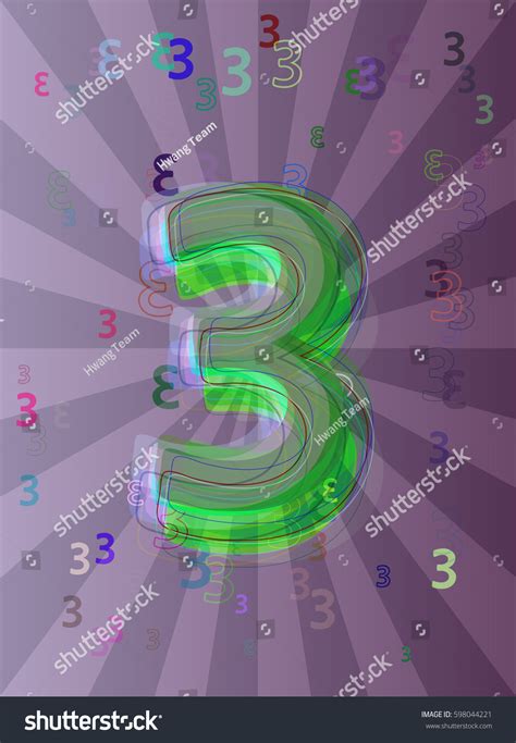 number design idea stock vector royalty   shutterstock