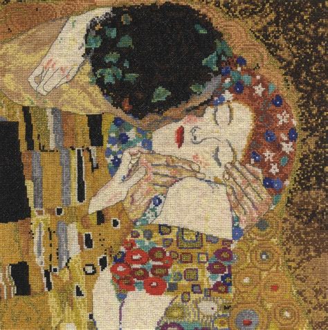 DMC BK1811 This Kiss By Gustav Klimt Cross Stitch Kit