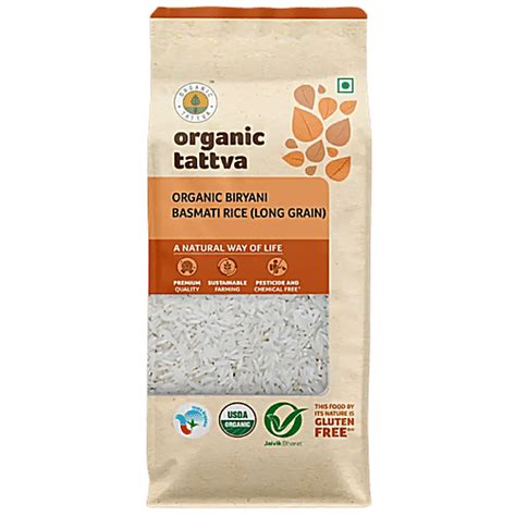 Buy Organic Tattva Biryani Basmati Rice Vegan Gluten Free Rich In