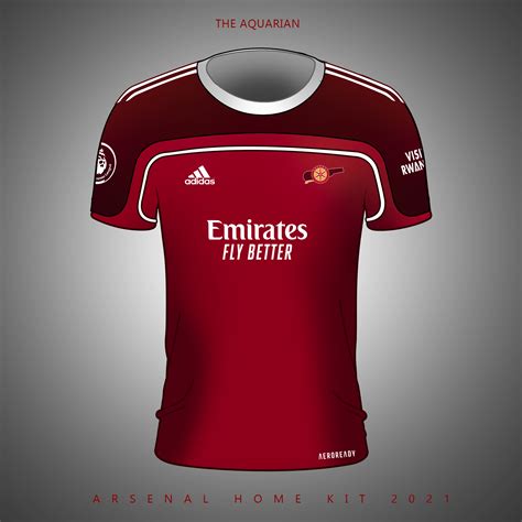 Arsenal F.C. Home Kit Redesign 2021