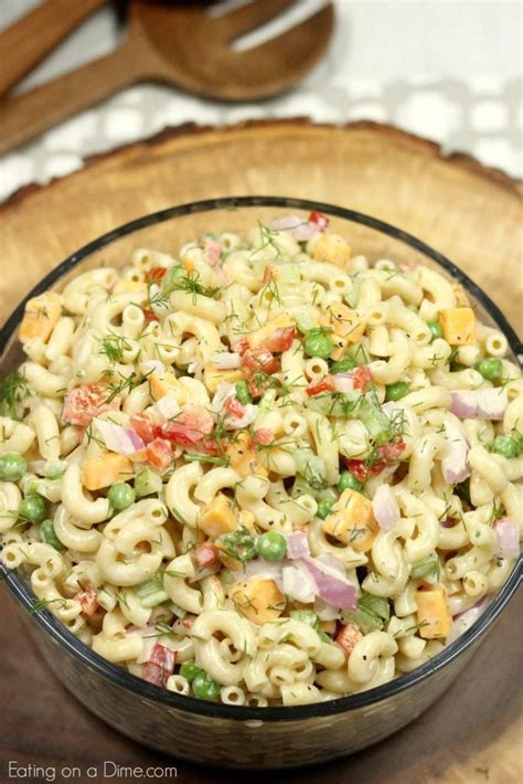 Easy Macaroni Salad Recipe And Video The Best Macaroni Salad