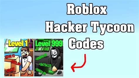 Roblox Hacker Tycoon Codes YouTube