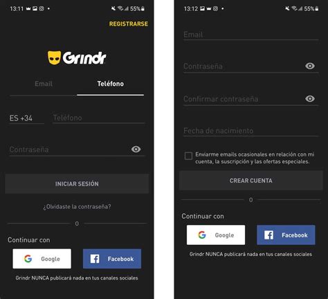 Cómo crear una cuenta de Grindr sin número de teléfono ni cuenta de correo