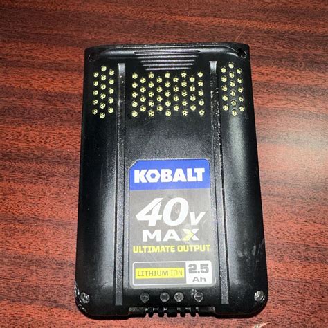 Kobalt 40 Volt 2 5ah Rechargeable Lithium Ion Battery Not Tested Selling As Part Ebay