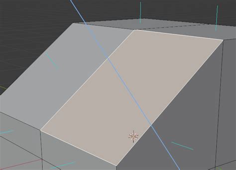 Blender 法線ノーマルを軸としてに要素を揃える UndefinedAxis