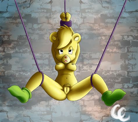 Rule 34 Adventures Of The Gummi Bears Anthro Arms Up Bear Bondage Crimsoncradle Disney Female