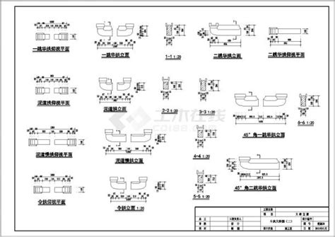 某地两层框架结构重檐庑殿仿古建筑施工图仿古建筑土木在线