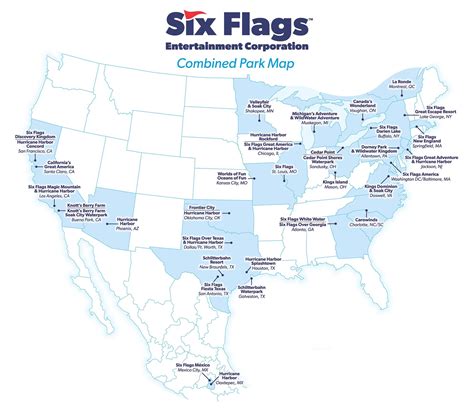 Six Flags Discovery Kingdom Map