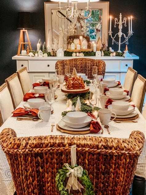 Elegant Holiday Tablescape Hallstrom Home