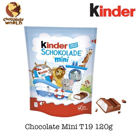 Kinder Chocolate Mini T19 120g Made In Eu Shopee Malaysia