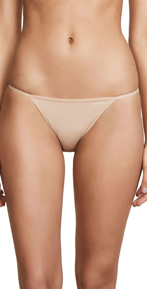 Calvin Klein Sleek String Bikini Panties Stylemi