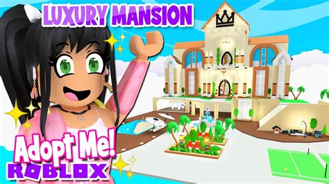 Insane Luxury Mansion Glitch Build 😍 Adopt Me Roblox Tour Castle