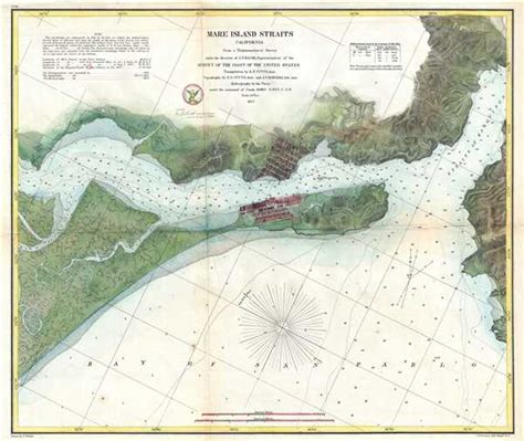 Mare Island Straits California.: Geographicus Rare Antique Maps