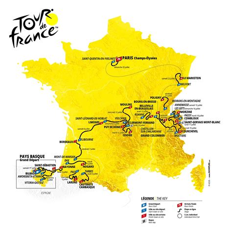 Tour De France 2023 Il Percorso Ufficiale Altimetrie SpazioCiclismo