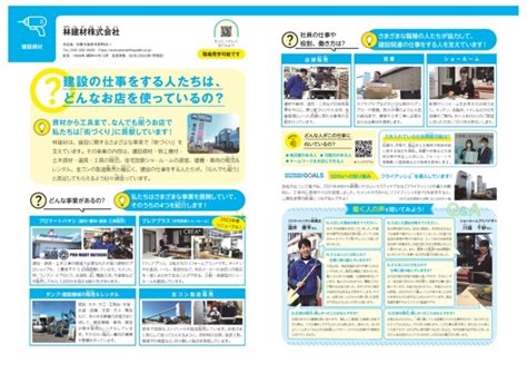 「中学生のためのお仕事ブック」に掲載されました！ お知らせandイベント 林建材株式会社